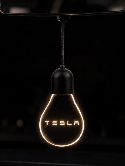 شعار تيسلا TESLA